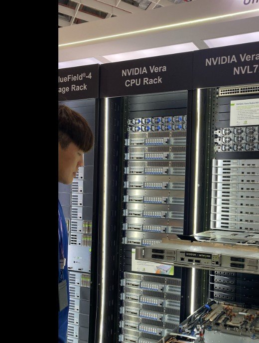 NVIDIA Vera Rubin NVL72 + CPU Rack Labels